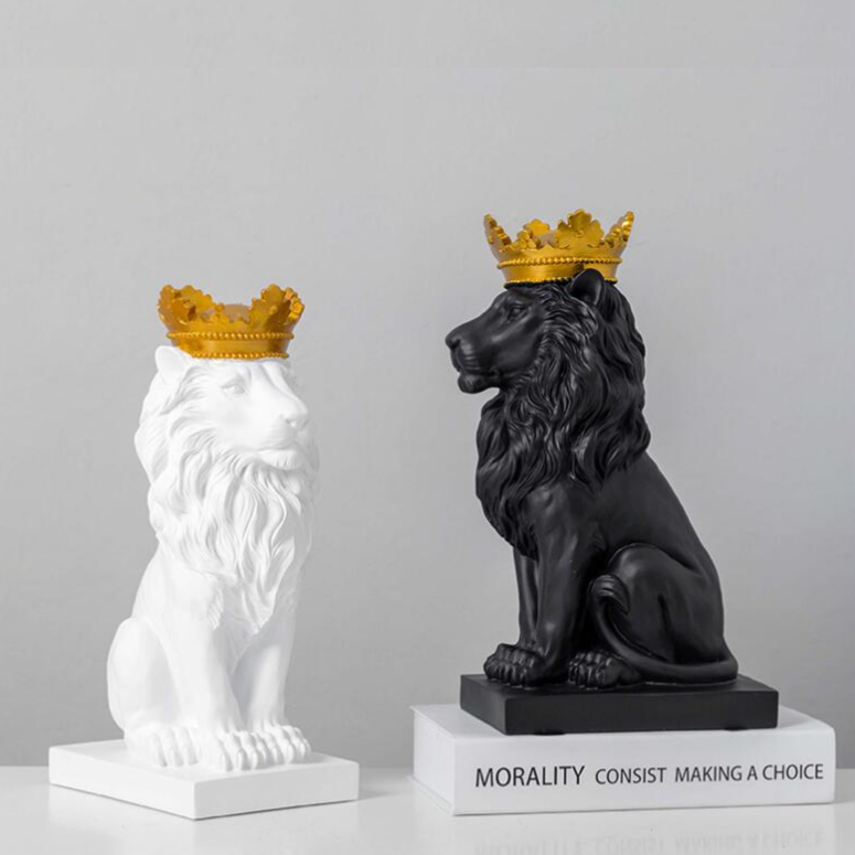 Escultura Decorativa KING - Em Resina