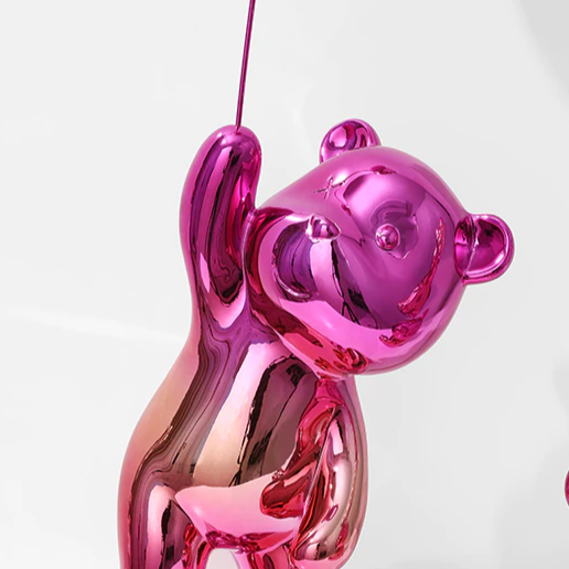 Adornos decorativos Love Balloon - pintura eletrostática