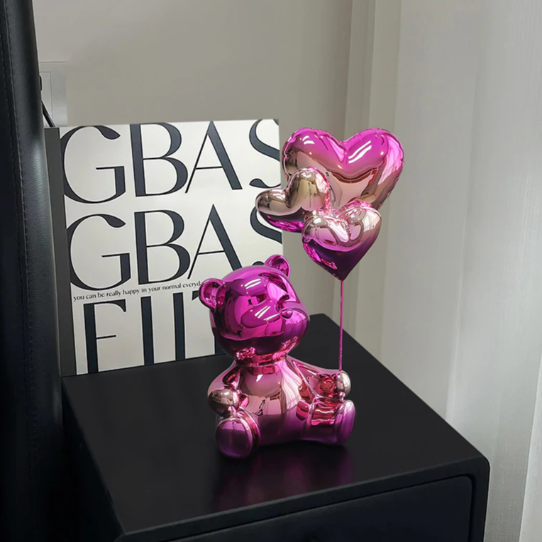 Adornos decorativos Love Balloon - pintura eletrostática