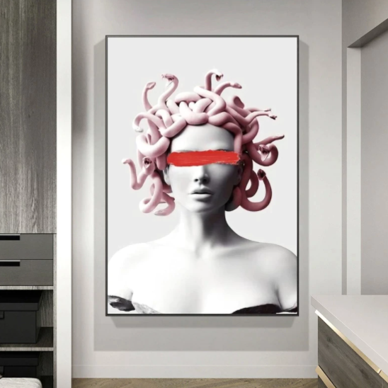 Tela Meduza - Impressão em Canvas