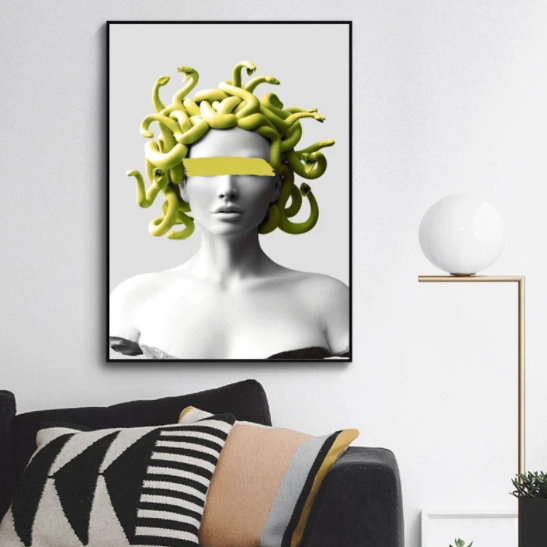 Tela Meduza - Impressão em Canvas