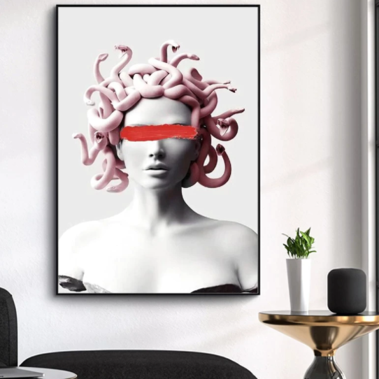 Tela Meduza - Impressão em Canvas