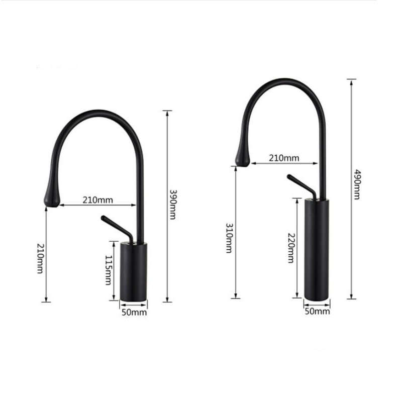 Torneira Minimal Elegance com rotação 360° - 02 Tamanhos