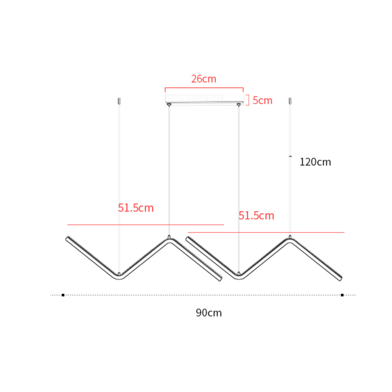 Lustre Minimalista - Iluminação em led