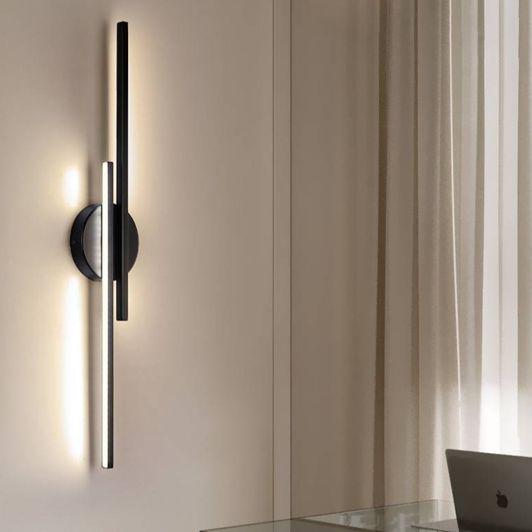 Arandela em led Minimalista - metal & alumínio