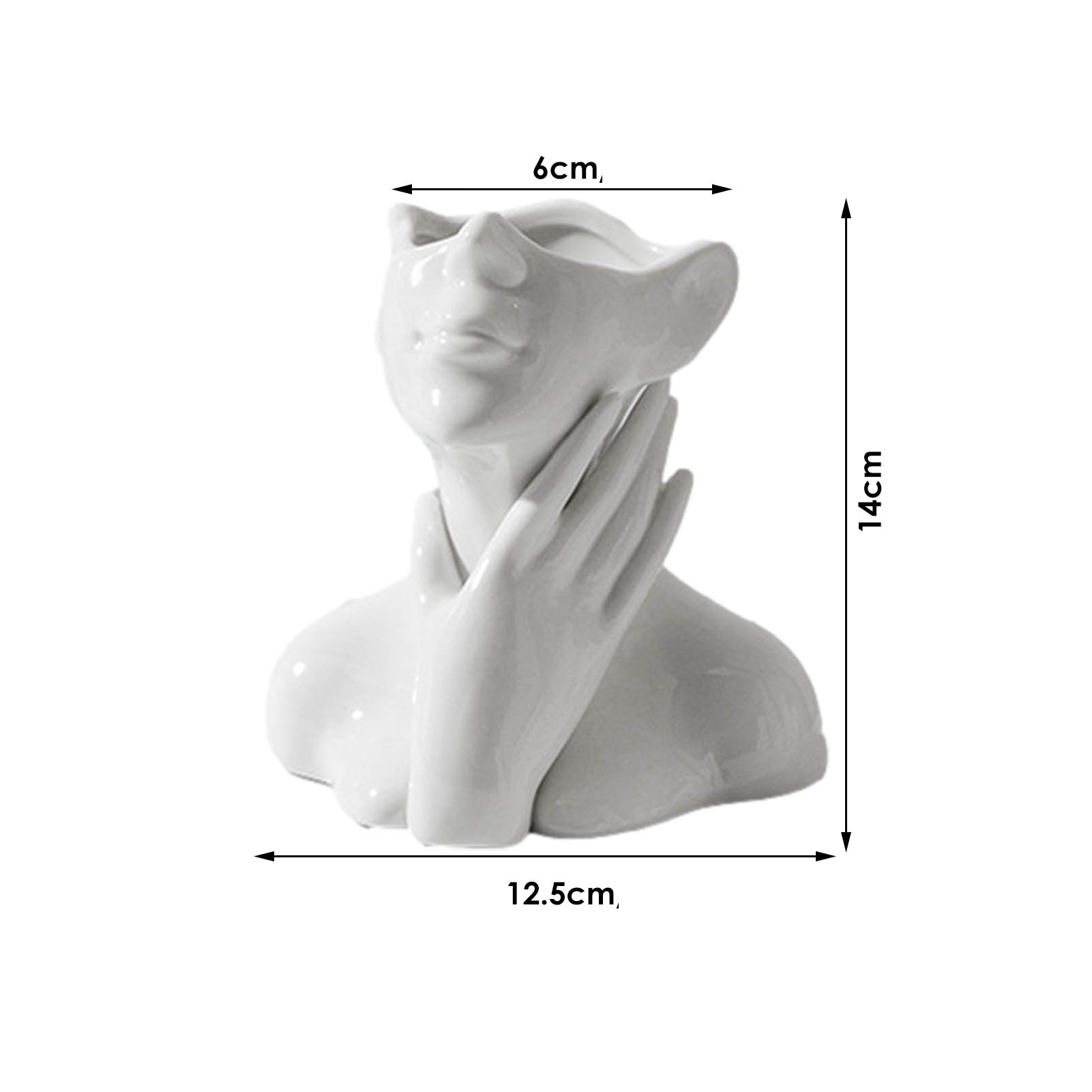 Linha de Vasos escultura My Face - 03 Modelos