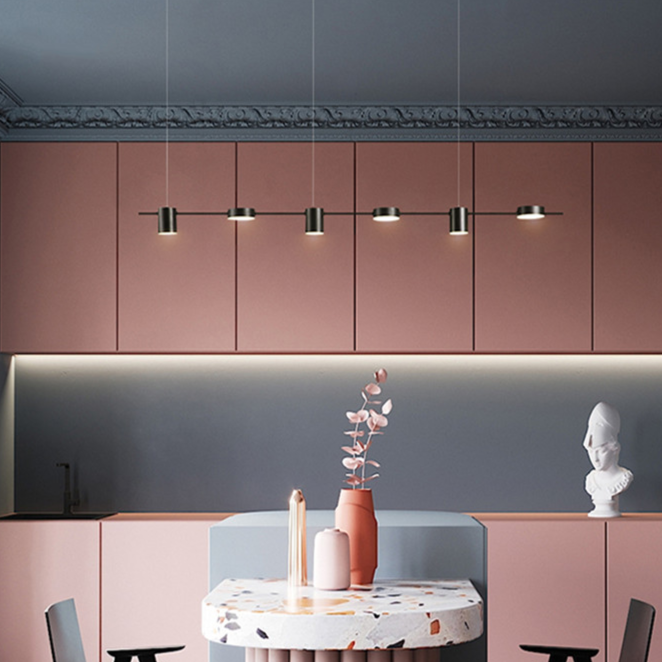 Lustre dimerizável em led Office - design moderno