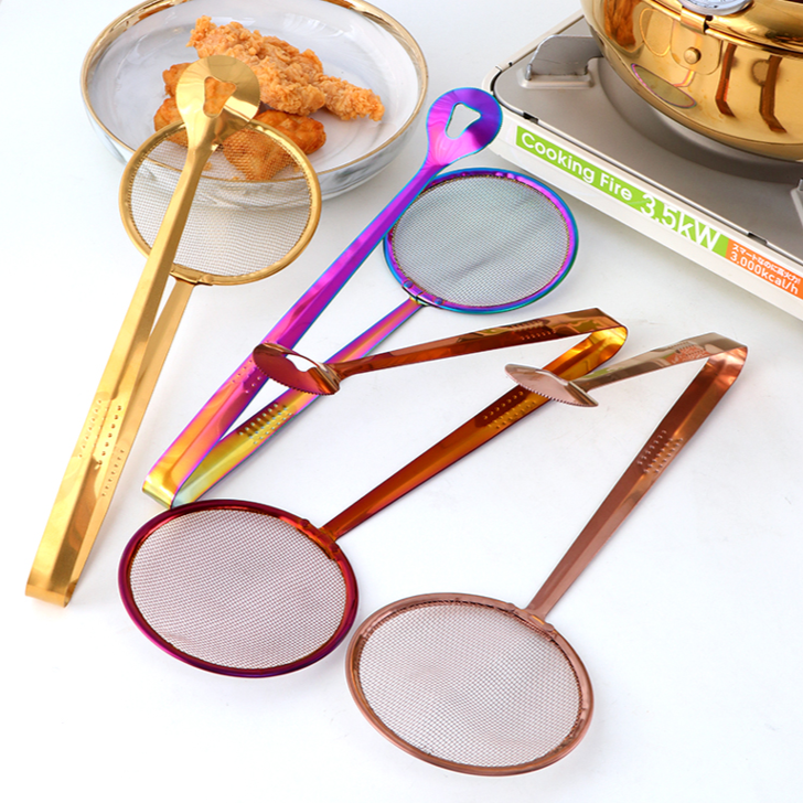 Pegador de fritura Colors - Em inox