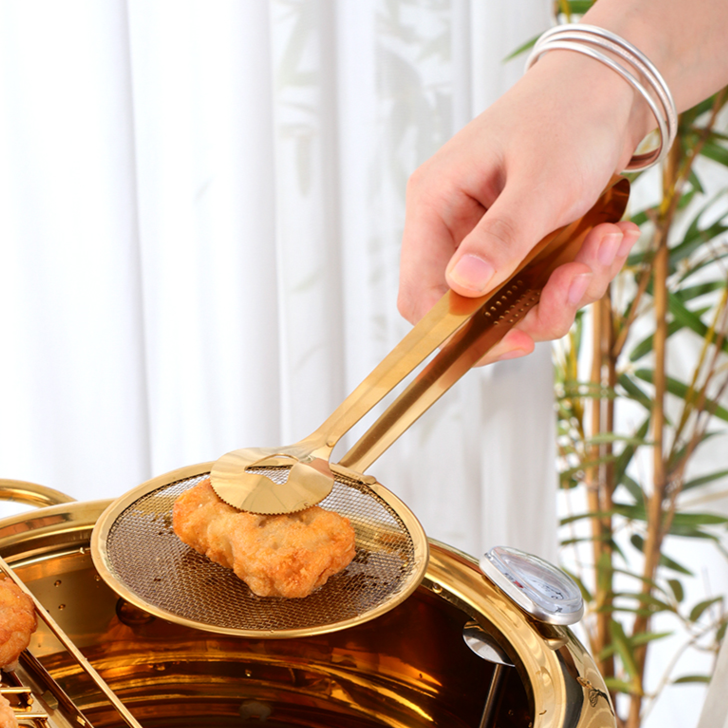 Pegador de fritura Colors - Em inox