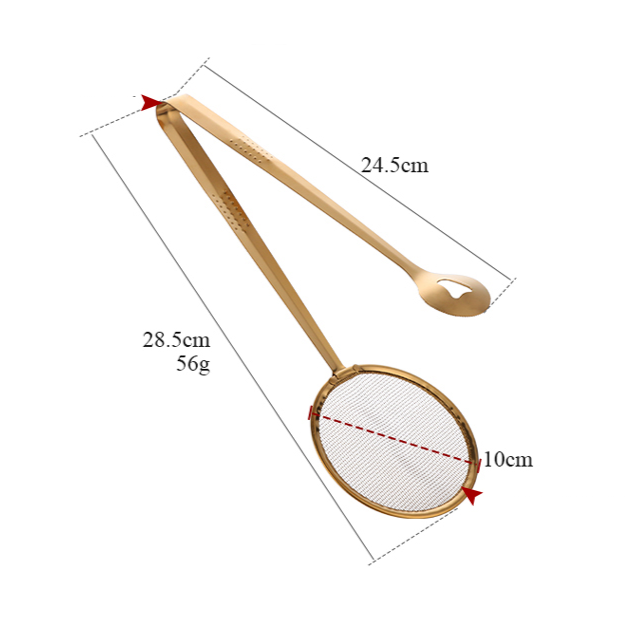 Pegador de fritura Colors - Em inox