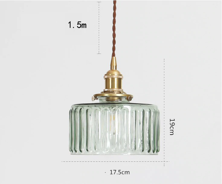 Pendentes Gold Hammer - *em vidro