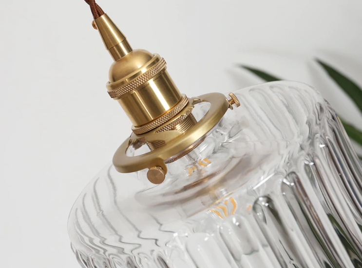 Pendentes Gold Hammer - *em vidro