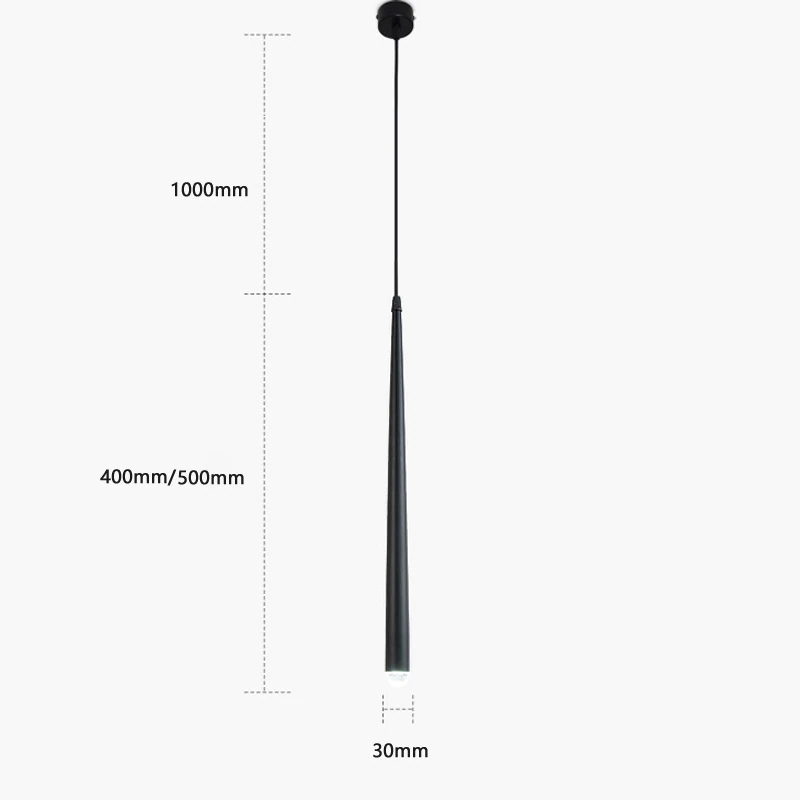 Pendentes com ponteira em Crystal - moderno e sofisticado