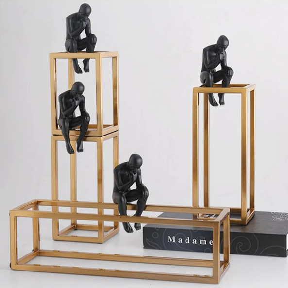 Ornamentos decorativos O Pensandor - 04 Tamanhos