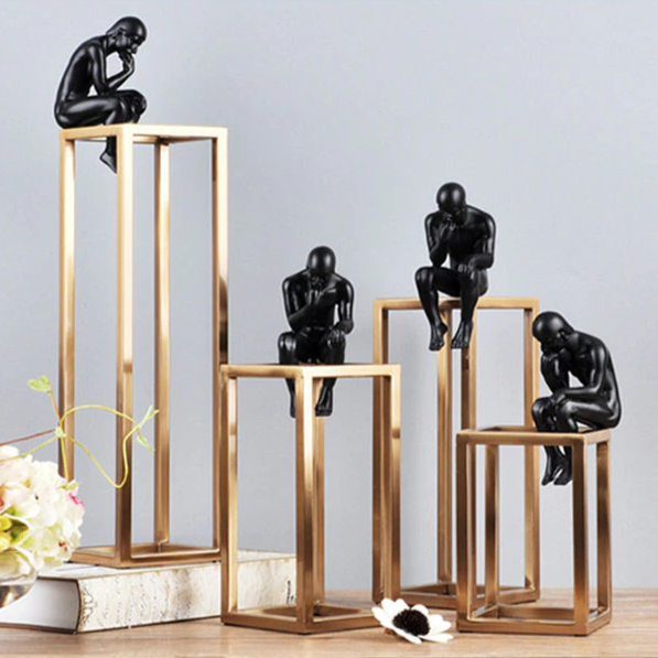 Ornamentos decorativos O Pensandor - 04 Tamanhos