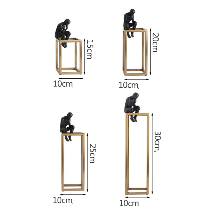 Ornamentos decorativos O Pensandor - 04 Tamanhos