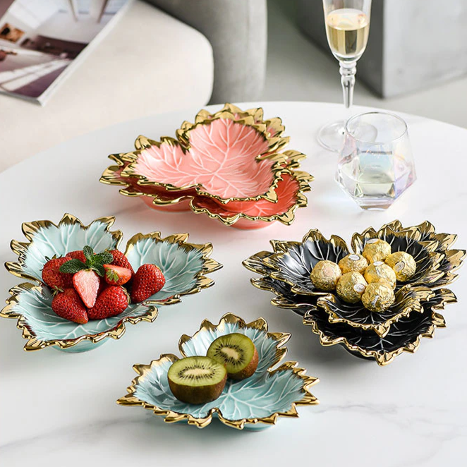 Petisqueira em cerâmica Flower- 02 Tamanhos