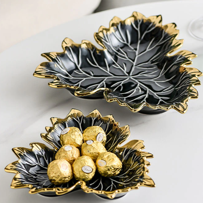 Petisqueira em cerâmica Flower- 02 Tamanhos