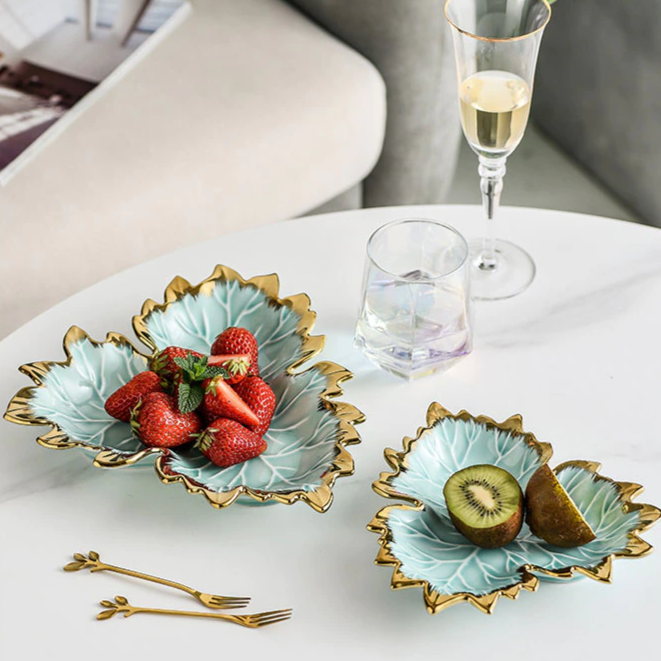 Petisqueira em cerâmica Flower- 02 Tamanhos