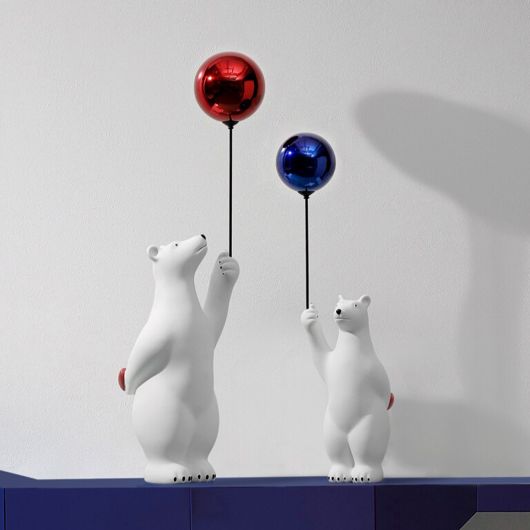 Esculturas Polar Love Balloon - 02 Cores