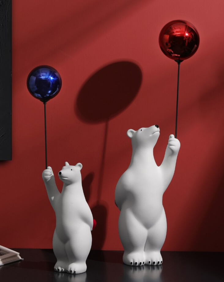 Esculturas Polar Love Balloon - 02 Cores