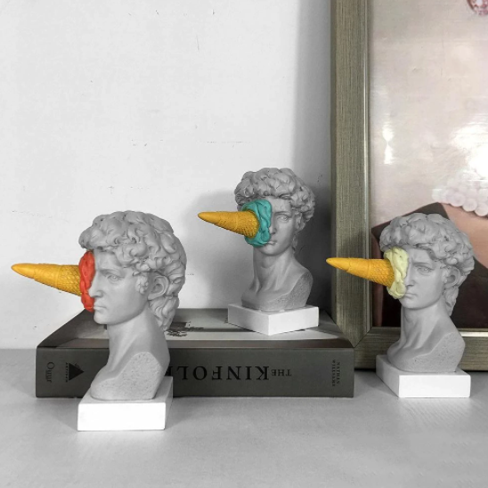 Escultura David Ice Cream - Pop design
