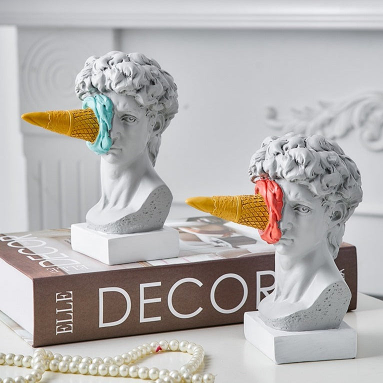Escultura David Ice Cream - Pop design