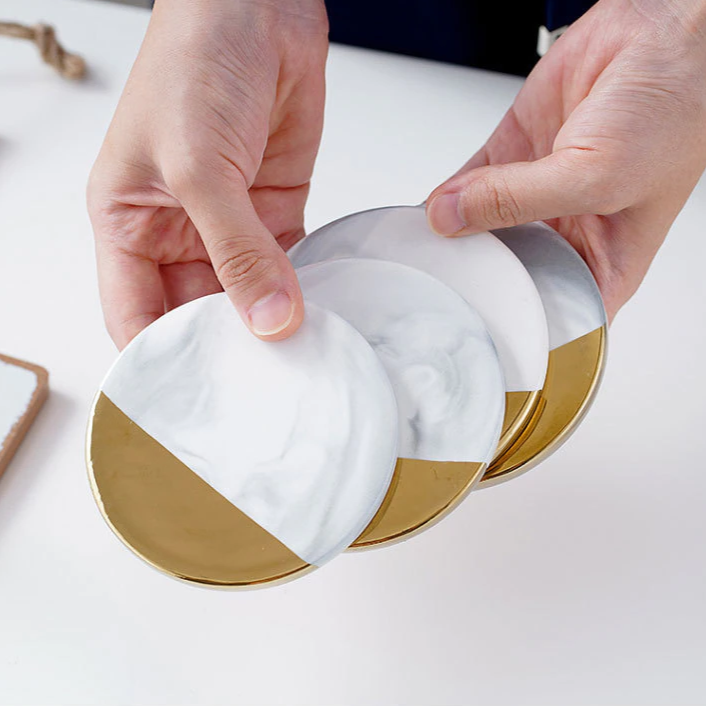 Coasters Mármore - Jogo 6pcs