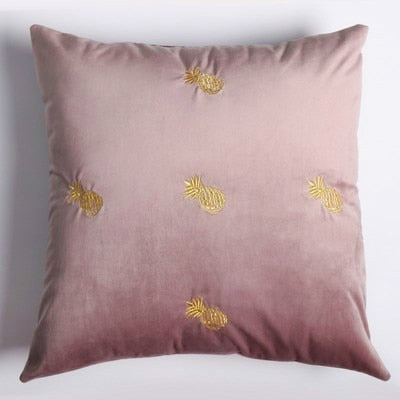 Capas para almofada em veludo Pineapple - 03 Cores