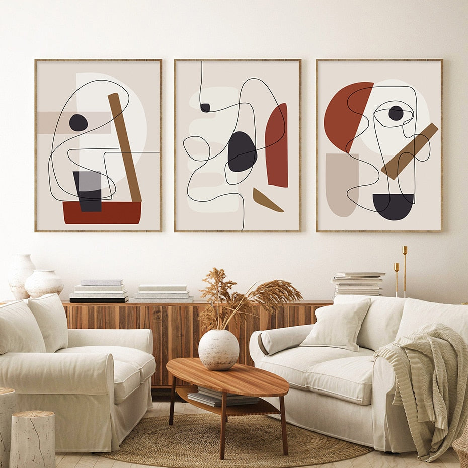 Telas Abstratismo - 03 Modelos