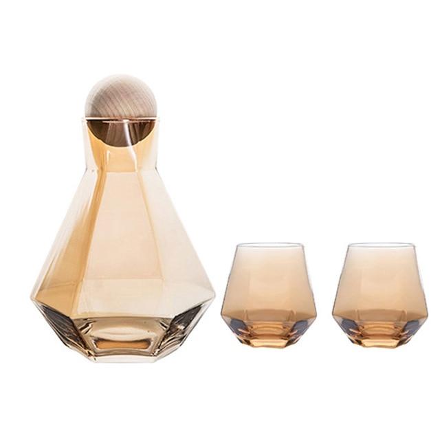 Jarra & Copos Geometry - Individual ou Jogo 3/5pcs