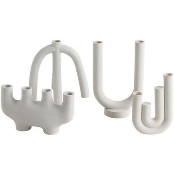 Castiçais em cerâmica Shape - 04 Modelos