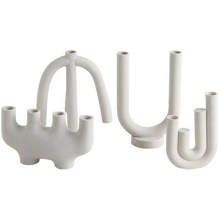 Castiçais em cerâmica Shape - 04 Modelos