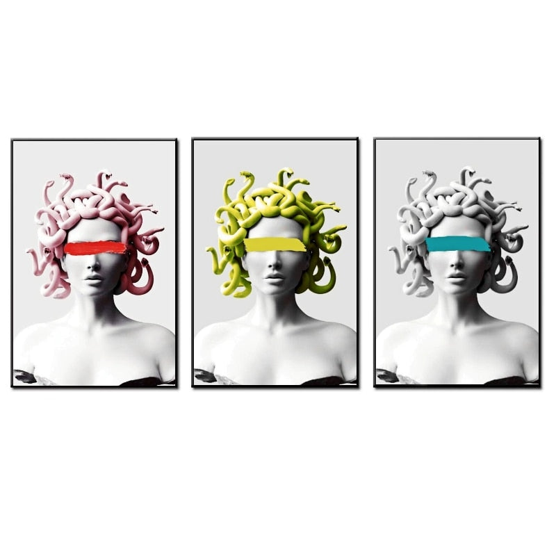 Tela Meduza - Impressão em Canvas