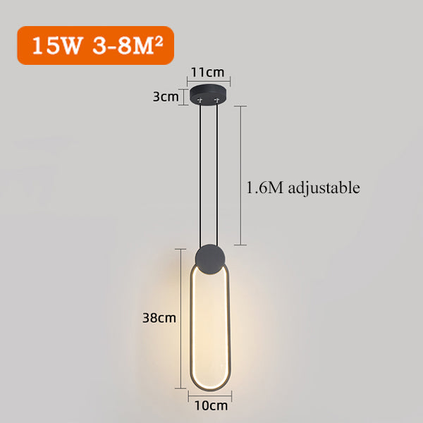 Pendentes em led linha Malibu