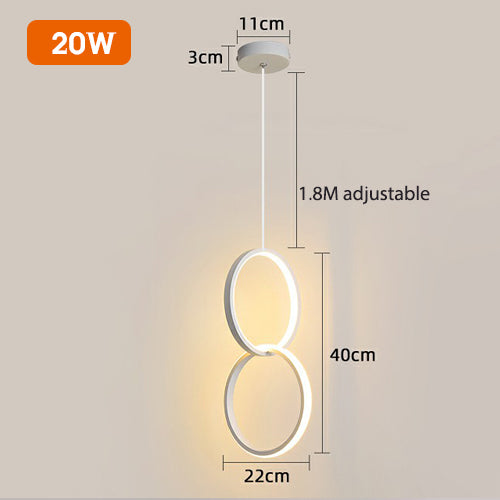 Pendentes em led linha Malibu