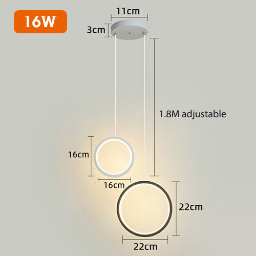 Pendentes em led linha Malibu