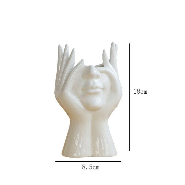 Linha de Vasos escultura My Face - 03 Modelos