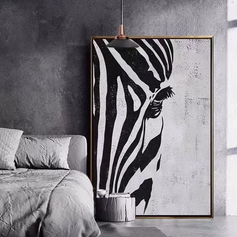 Tela Zebra - Pintada a mão 70x100cm