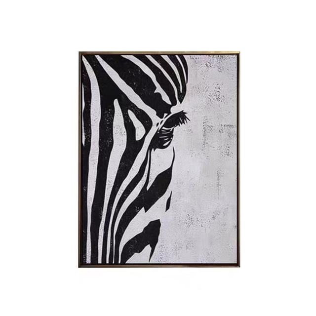 Tela Zebra - Pintada a mão 70x100cm