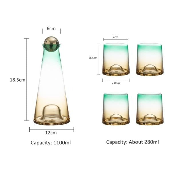 Jogo de Jarra & Copos Summer - 05 peças