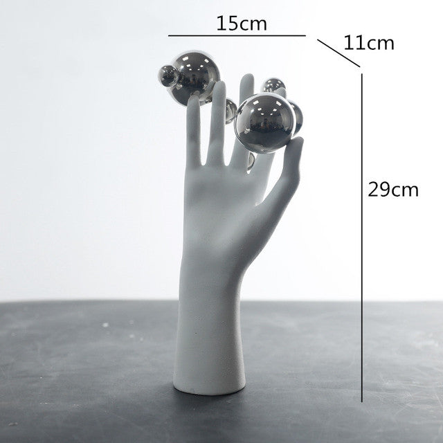 Escultura Contemporânea Hands - 02 Tamanhos