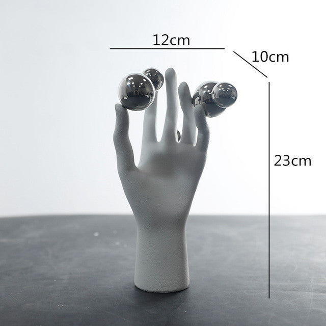 Escultura Contemporânea Hands - 02 Tamanhos