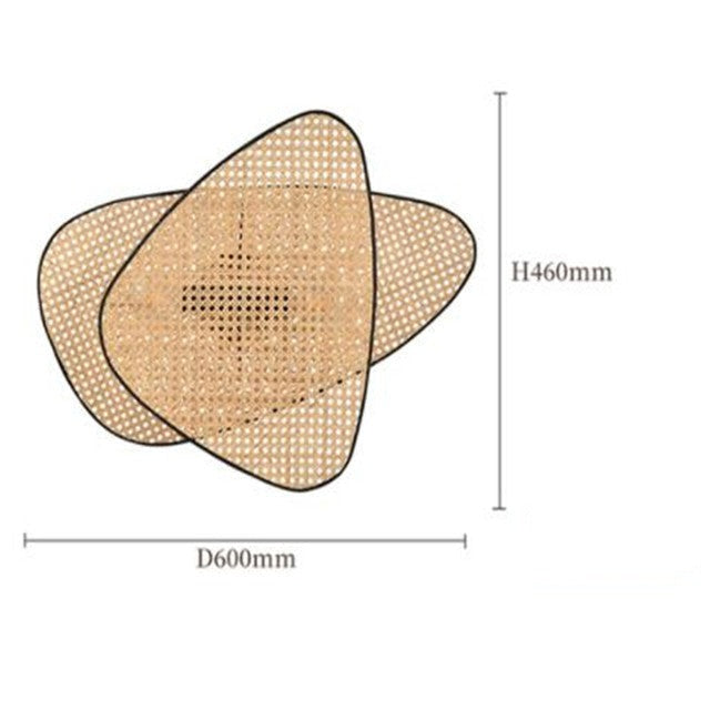 Arandelas Bohemian Soho - Em Metal & Rattan