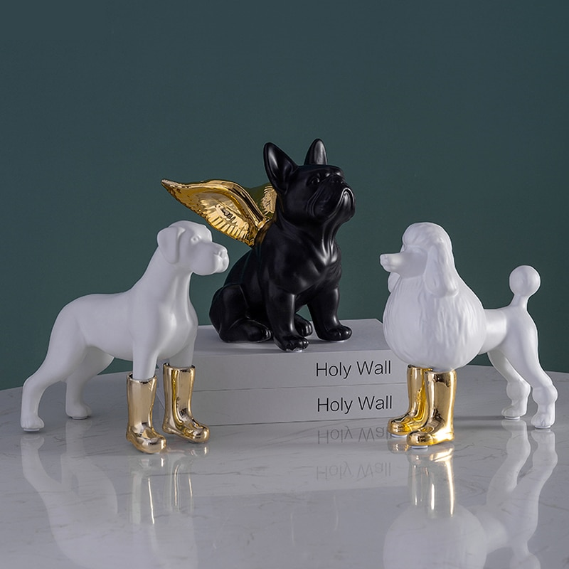 Esculturas decorativas Mascotes de Ouro - 03 Modelos