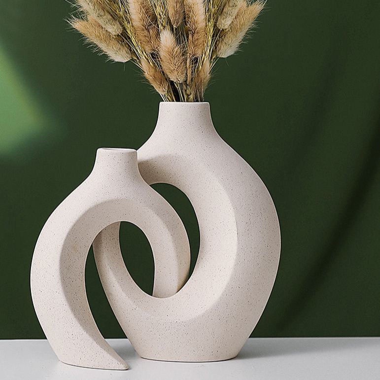 Conjunto 2pcs Vasos Serenity - em cerâmica artesanal