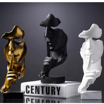 Escultura Silence - 3 opções de cores