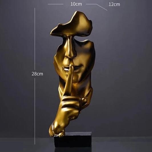 Escultura Silence - 3 opções de cores