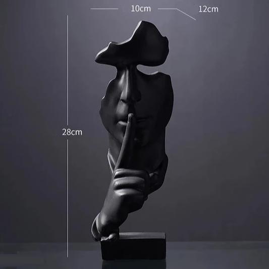 Escultura Silence - 3 opções de cores