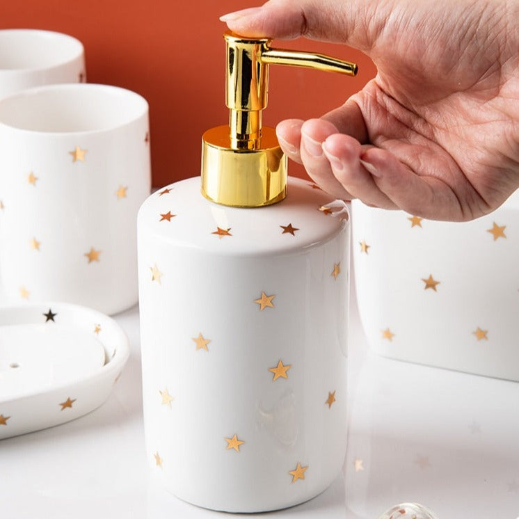 Acessórios para banheiro Stars - em cerâmica esmaltada